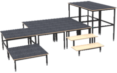 Podiumdeel Buhne, frame 50 cm hoog