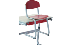 Leerl. stoel Steady slee-model B2 t/m F6 beuken rug + zitting