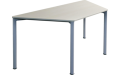 Tafel Luma 140 x 70 x 70 cm trapezium blad kunststof