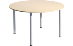 Tafel Luma cirkel 100 op vierkant frame als 70 x 70 cm