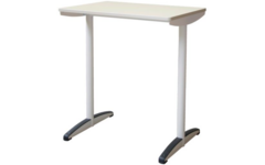 Tafel Lesca T-poot model, blad met PP-rand 70 x 50 cm.