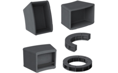 Zitelement BLOXI set, 6 stus (halve cirkel)