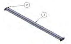 Domu accessoires ligger midden boven t.b.v. mogelijke verlichting