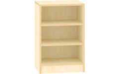 Kast open, ahorn, 51 x 40 × 77 cm, 2 legplanken