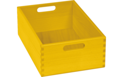 Bak t.b.v. materiaalkast 6503023 en 6503024, gebeitst, Turquoise, 23 × 35 × 12 cm