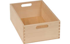 Bak t.b.v. materiaalkast 6503024 en 6503023, beuken, 23 × 35 × 12 cm