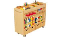 Kast ahorn, 105 × 40 × 89 cm, verrijdbaar, excl. bakken