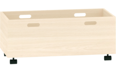 Rolbak 73 × 37 × 29 cm, ahorn