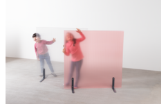 Scheidingswand met kleur
