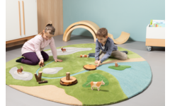 3D tapijt landschap