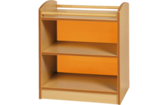 Kast Pamini met acryl achterwand, ahorn, 77 × 40 × 64 cm