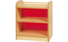Kast Pamini met acryl achterwand, ahorn, 77 × 40 × 64 cm