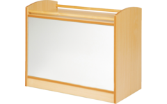 Kast Pamini met spiegel achterwand, ahorn, 77 × 40 × 64 cm