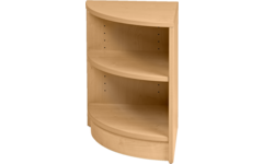 Kast Pamini open, hoek 90 graden, beuken, 40 x 40 x 56 cm.