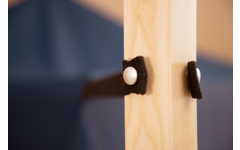 RoomCube bevestigingsset voor de ronde staaf
