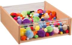 RoomCube materiaalkist met Acrylglasraampjes, breed, 10,3 cm hoog