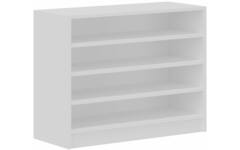 Kast met 3 legplanken, Ahorn, 100 cm breed, 77 cm hoog