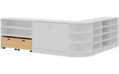 Kastenwand Florenz, Wit
