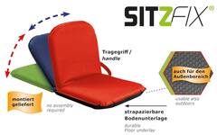 Sitzfix® vloerstoel rood