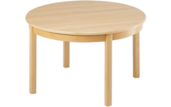 Tafel rond 80 cm Ahorn, hoogte B2=53cm