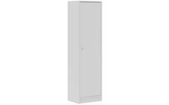 Garderobekast met deur, Wit, 51 cm breed