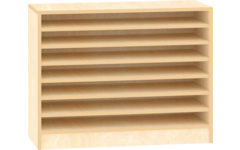 Puzzelkast, 100×40×77 cm ahorn 7 vakken