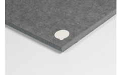 Akoestische PET-vilt wandpanelen, set4, donkergrijs, 30x120 cm