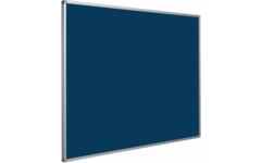 Prikbord Softline profiel 16mm, bulletin blauw, 60x90 cm