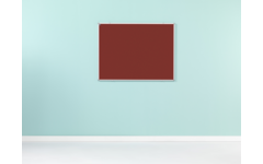 Prikbord Softline profiel 16mm, bulletin rood, 60x90 cm