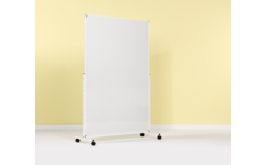 Smit Visual mobiel whiteboard, emailstaal wit, 180x120 cm