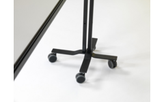 Verrijdbaar Work Board, emailstaal wit, 120x150 cm