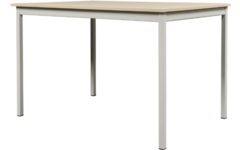 Tafel Ecco 120x60cm, vastgel. poten h. 75cm,  berk. Framekl S1510–Y3OR