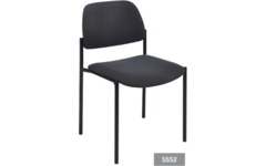 Stoel Grace, stoffen rug en zitting model 5552