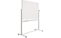 Kantelbord RC10mm profiel, email wit/wit incl. solid onderstel 120x180