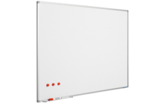 Whitebord emaille 100 x 100 cm softline profiel, ongemonteerd