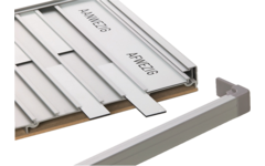 Presentiebord 20 pos. 24 x 52,5 cm incl. 20 blanco naamplaatjes
