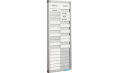 Presentiebord 10 pos. 24 x 29 cm incl. 10 blanco naamplaatjes