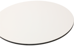 Whiteboard Chameleon emaille rond met zwarte rand Ø 118 cm