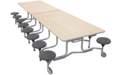 Rechthoekige tafel, 16-zitter 305 x 61 x 150 cm(LxBxH)