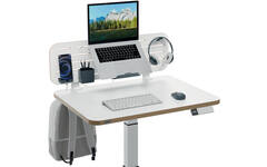 Leitz Ergo Bureau Ophangbord met laptophouder, 80x25 cm