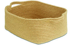 Mand van touw, naturel, ondiep, set van 6 stuks, PT1284