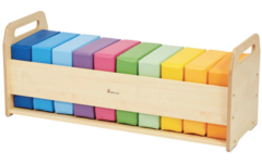 Kussenset regenboog inclusief opbergmeubel, PT445