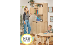 Opbergkast compact met afsluitbare deuren, PT1137