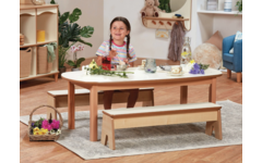 Rollenspel tafel & bankjes, PT1133