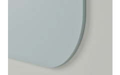 Chameleon Curve - 118 x 178 cm, Satin Aqua