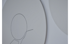 Chameleon Round - Doorsnede 60 cm, Satin Stone