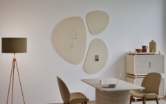 Chameleon Set Pebbles - (118x88, 88x75, 58x62 cm), Satin Almond