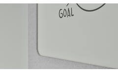 Akoestische whiteboard Silva, 200 x 120 cm, Lichtgrijs, verrijdbaar