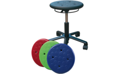 Leidstertaboeret Rond Pur rood
