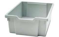 Gratnell lade F2 - 31 x 43 x 15 cm (lxdxh), lichtgrijs / Light Grey (19)
